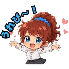 Cute working woman sticker (Vol.12) 0715
