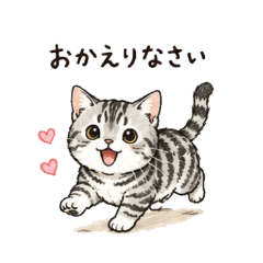 Everyday American Shorthair Stickers