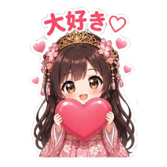 Sakura Princess Daily Cute Stickers