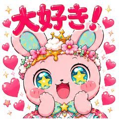 Pyonnon! Fluffy Pink Bunny Daily Life