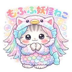 Fluffy Yokai Cats