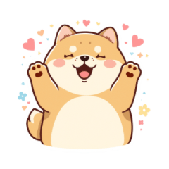 Mochi Shiba Inu Cute Daily Stickers