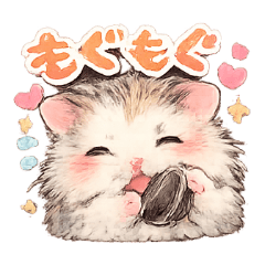 Expressing  emotions using hamsters.