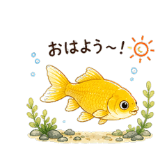 Cozy Goldfish Stickers Vol.2