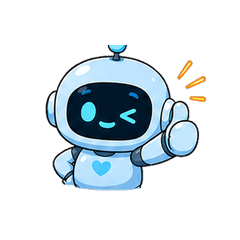 Friendly Robot Work Stickers