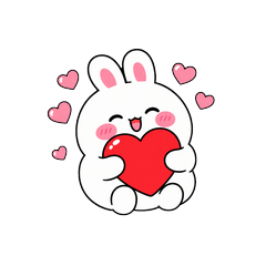 Mochi Rabbit 2 - Daily Fun Stickers
