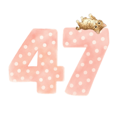 Kitten Numbers 40-80 for Anniversaries