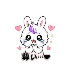 Kenny Gachikoi Rabbit Stickers