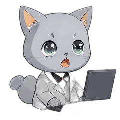 Cat Programmer Stickers