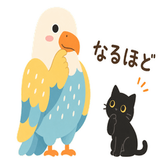 Loose Eagle and Black Cat Reactions