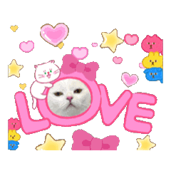 Love&Leo 1st Sticker