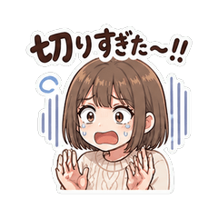 Hair Salon Drama Girl Stickers