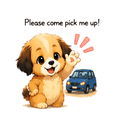 Cute puppy for Family English