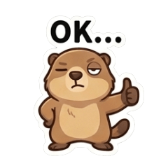 Grumpy Marmot Stickers