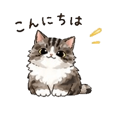 Mofu Neko Days Hand-drawn