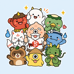 Cute Yokai Stickers2