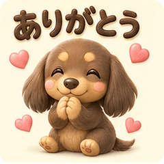 Dachshund Phrase Daily Stickers!