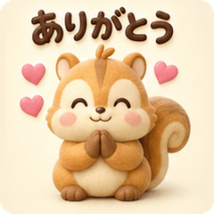 Squirrel Phrase Daily Stickers!