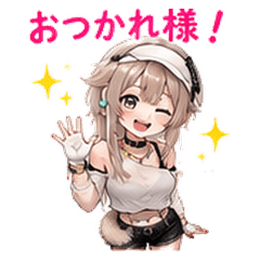 Gal Fairy-chan's Hilarious Sticker Set