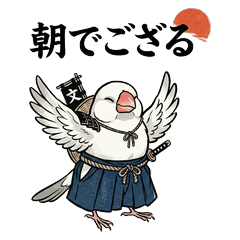 Java Sparrow Samurai by Mononofu-do