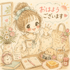 Soft Fluffy Girls Everyday Phrases