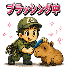 Zookeeper Pixel Art Stickers