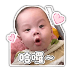 可愛嬰兒寶貝貼圖