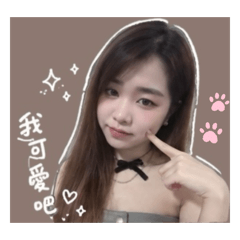 搞怪可愛小女孩