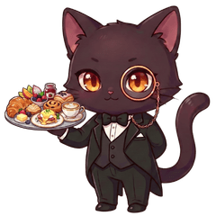 Pepper: The Black Cat with a Monocle