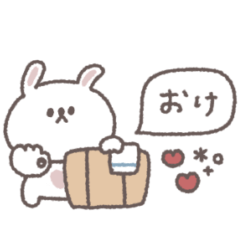 small small rabbit sticker #134
