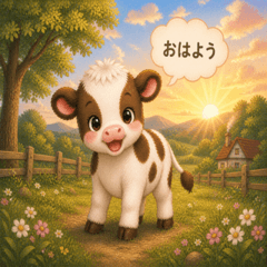 sweet little calf