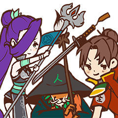 Shujinkou Stickers Vol.1