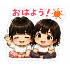 Tiny Sisters Daily Stickers