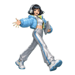 亮面空感女孩