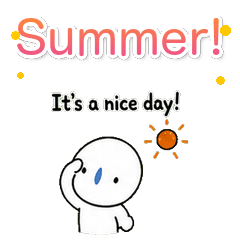 Yuki-Chan Summer Stickers
