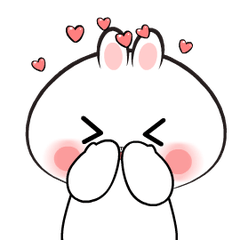 Adorable Rabbit 16 : Pop-up stickers