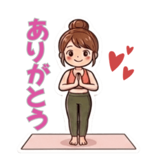 Yoga Girl Daily Stickers