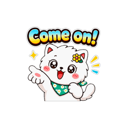 Pinoy White Cat Barkada Vibes English