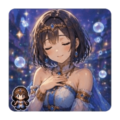 RPG game girl fantasy teller