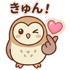 "Menu-maru," the Pastel Barn Owl
