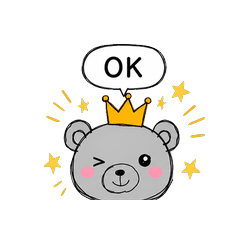 Cheeky Crown Bear