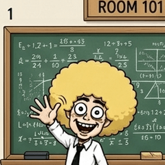 Creepy Cute Afro Teacher