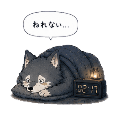 Lone Wolf. Late Night Stickers
