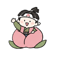peach kid and friends