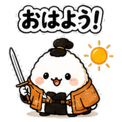 Onigiri Samurai's Stickers