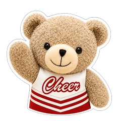 Cheer Bear Daily Stickers