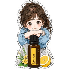 Aroma Girl Polite Stickers