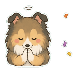 Rough Collie Dusty 1