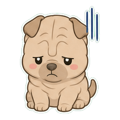 沙皮犬奶油色鹽系 1