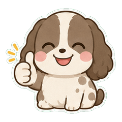 跳獵犬奶油色鹽系 1